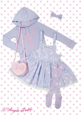 Candy Sprinkle Salopette Set by Angelic Pretty