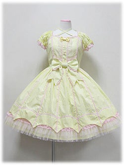 Pastel Stripe OP by Angelic Pretty