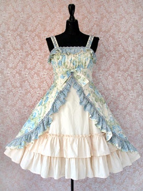 Rose Lace Ribbon JSK (2007) by Victorian Maiden