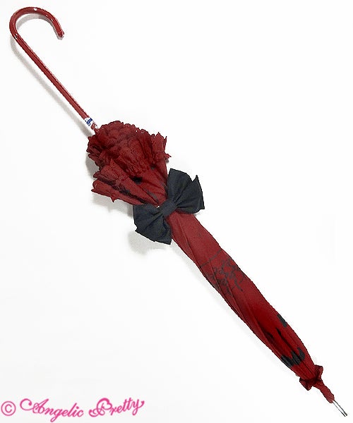 Dolly Dot Print Umbrella by Angelic Pretty