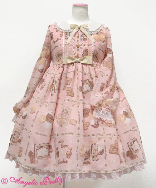 Cream Cookie Collection ピンク Cream Cookie Collection OP by Angelic Pretty