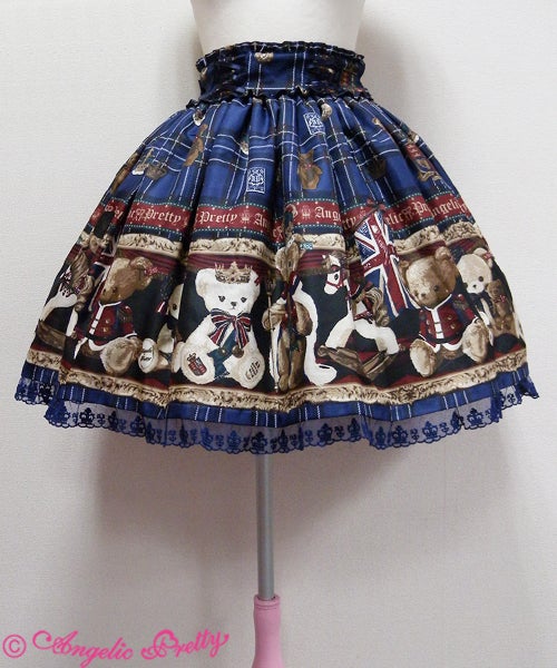 British Bear Skirt by Angelic Pretty