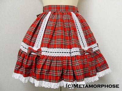 Ladder Lace Ribbon Skirt by Metamorphose Temps de Fille