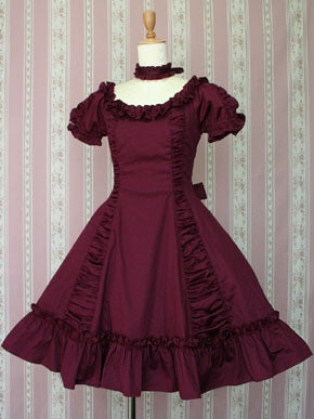 Baroque Jacquard Frill OP by Victorian Maiden