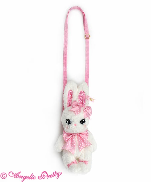 Lovely Lyrical Bunny Plush Pouch by Angelic Pretty