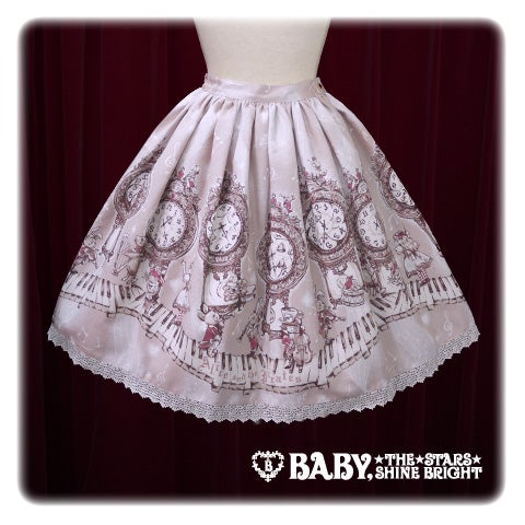 Alice's Automaton Clock Orchestra Skirt by Alice and the Pirates