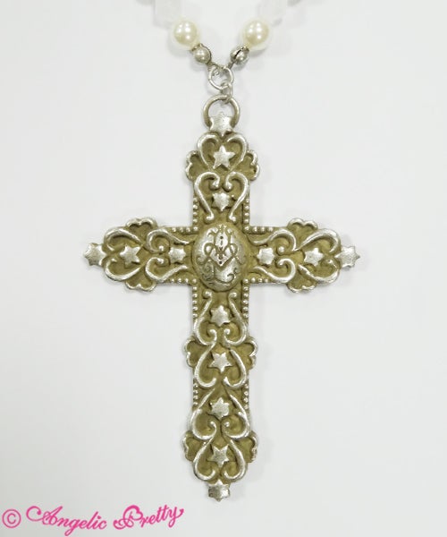 アクセサリー Angelic Pretty Brilliant Cross Necklace Brilliant Cross Necklace by Angelic Pretty