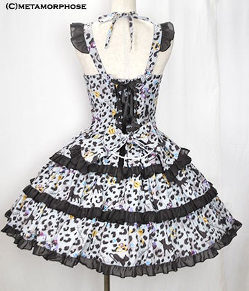 Jewel Leopard Low Waist JSK by Metamorphose Temps de Fille