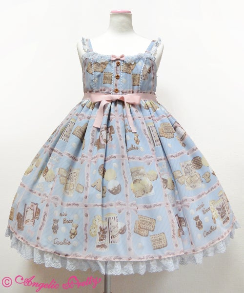 ワンピース Angelic Pretty Cream Cookie Collection Cream Cookie Collection High Waist JSK by Angelic Pretty