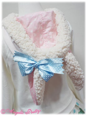 Marshmallow Bunny Applique Parka by Angelic Pretty
