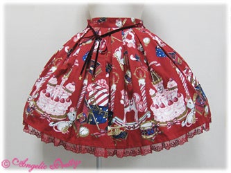 Angelic Pretty Holy Night Story スカート 赤 Holy Night Story Skirt by Angelic Pretty