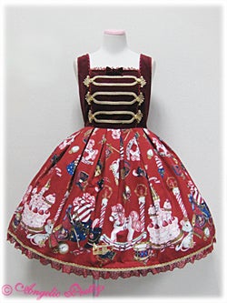 Angelic Pretty Holy Night Story スカート 赤 Holy Night Story Switch JSK by Angelic Pretty
