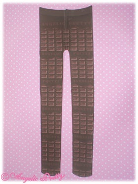 Melty Royal Chocolate Tights by Angelic Pretty
