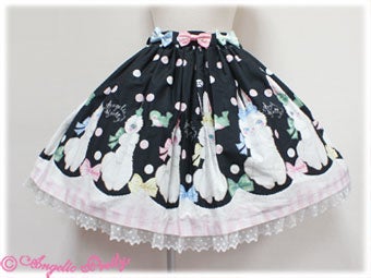 Marshmallow Bunny Skirt by Angelic Pretty