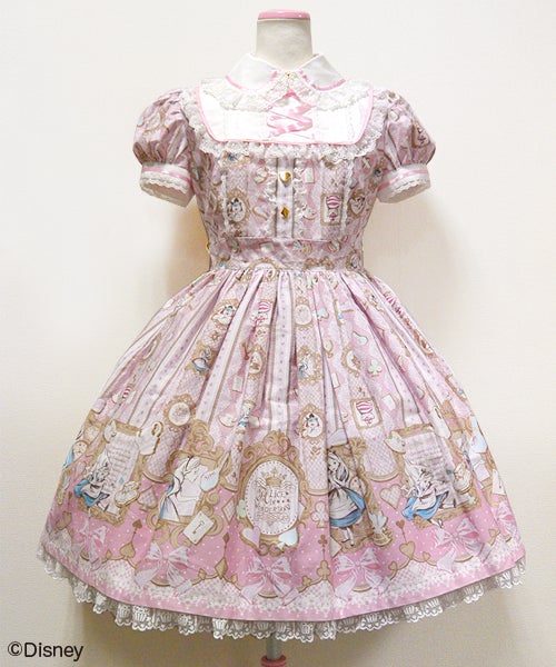 Disney x Angelic Pretty Apron OP Set (Alice) by Angelic Pretty