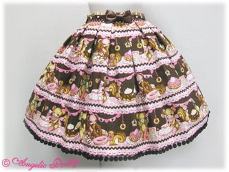 Little Bear's Cafe Skirt by Angelic Pretty