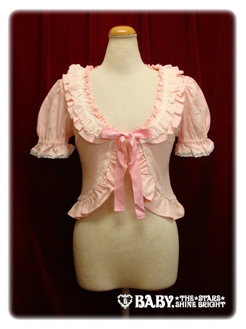 半袖フリルボレロ エンジ BABY,THE STARS SHINE BRIGHT Short Sleeve Frill Bolero (2012) by Baby, the Stars Shine Bright
