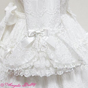 Holy Lacy Doll Tiered Dress by Angelic Pretty