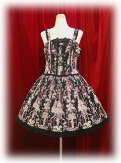 Antoinette Bouquet Print Gobelin Corset JSK by Baby, the Stars