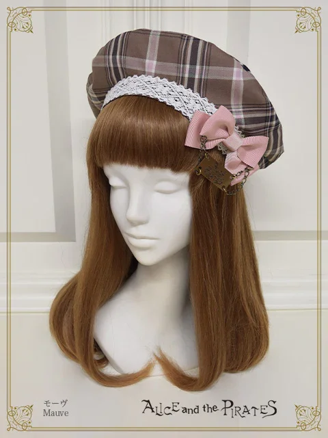 A/P Tartan Check Beret by Alice and the Pirates