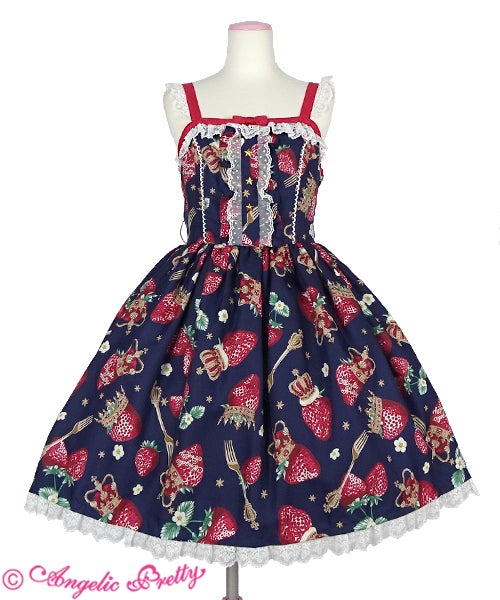 Angelic Pretty  Crown Berry セット Royal Crown Berry Special JSK Set by Angelic Pretty