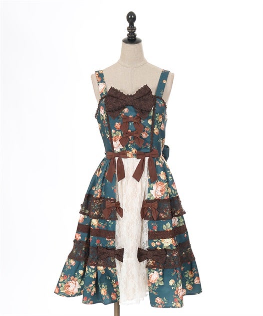 Kawaii ~ Antique Rose Print JSK by Axes Femme