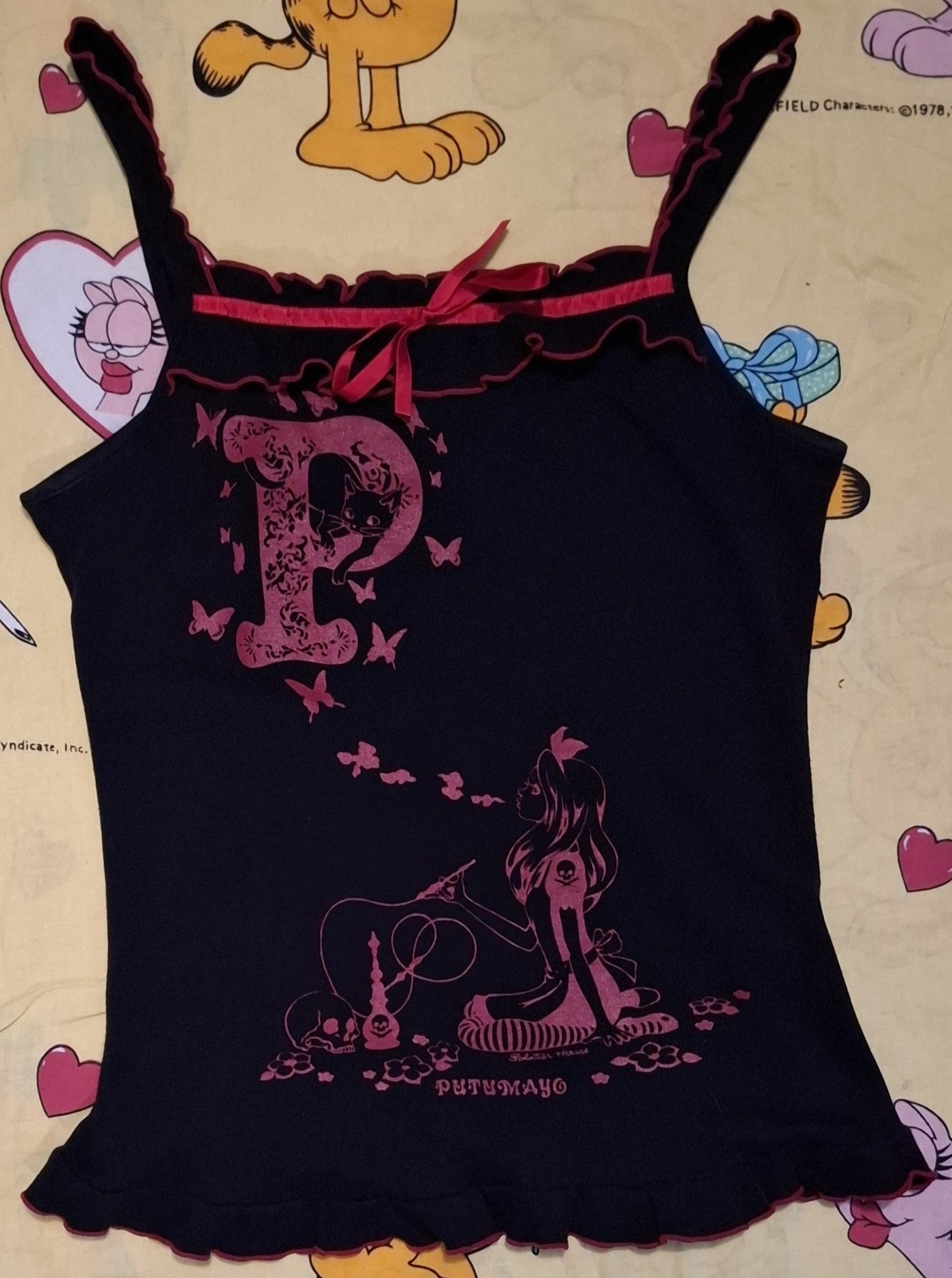 Alice & Cat Frill Camisole by Putumayo