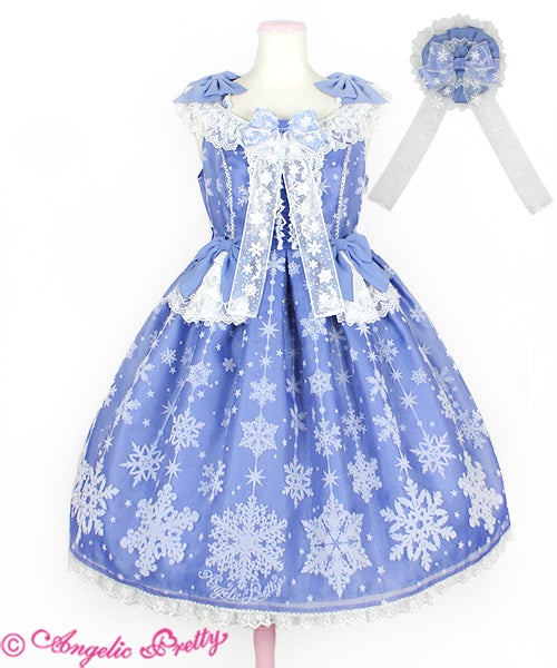 コスプレ衣装 Angelic Pretty JSK Jewelry Snow Special JSK Set by Angelic Pretty