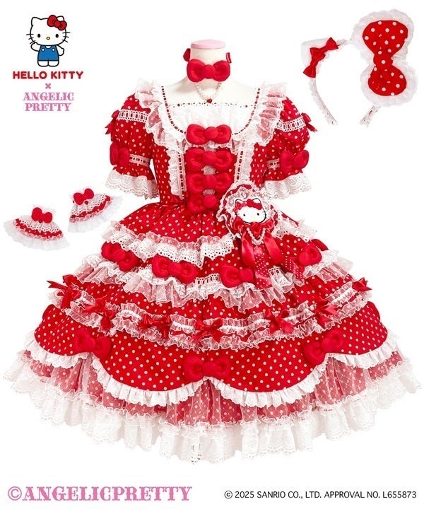 MTO] HELLO KITTY OP Set (2025) by Angelic Pretty