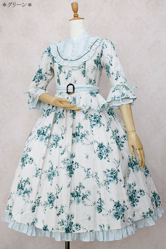 victorian maiden 花柄 ワンピース Fleur Garden l'Anglaise OP by Victorian Maiden