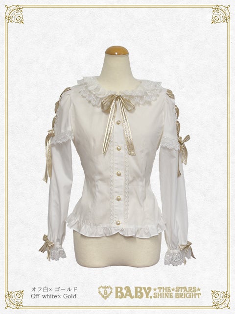 BABY うさくみゃちゃんブラウス Usakumya Christmas Blouse by Baby, the Stars Shine Bright