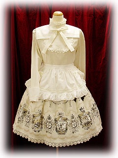 Pirates Alice Print II OP with Apron by Alice and the Pirates