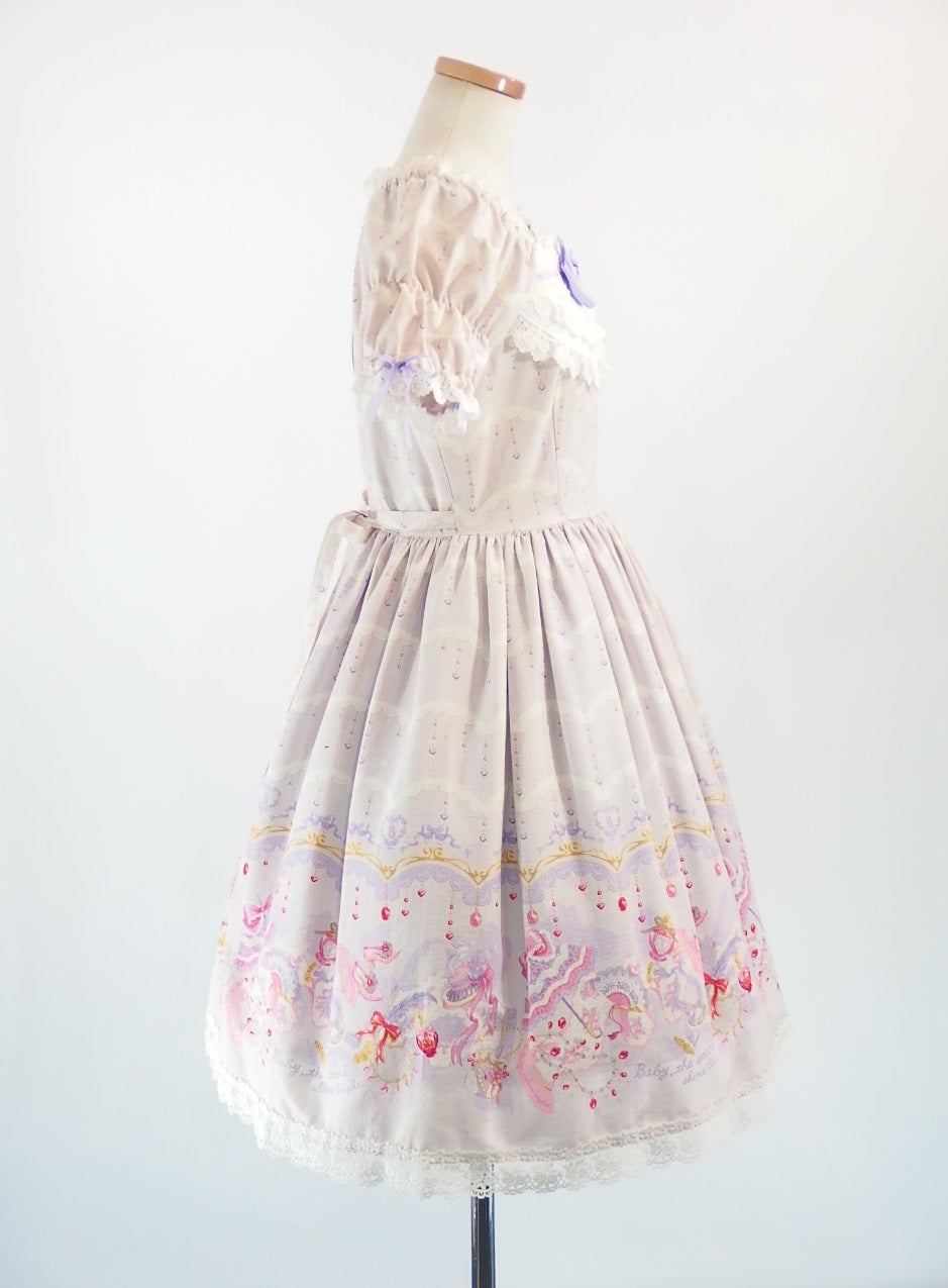 Drop Lace Rococo Accessories Print JSK II by Baby, the Stars Shine