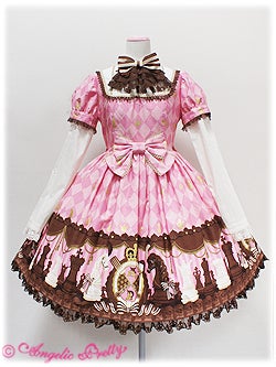 Angelic Prettyチェスチョコレート柄ワンピース Chess Chocolate OP (2011 2nd Release) by Angelic Pretty