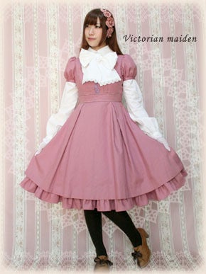 victorian maiden ローズレースヘアコーム（生成・フォグブルー