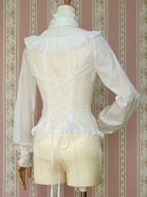 Noble Stripe Intuck Blouse (2013) by Victorian Maiden
