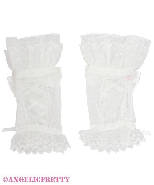 Lace up Doll Arm Warmers (2024) by Angelic Pretty