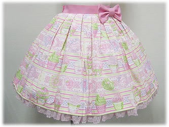 アンジェリックプリティ　ホイップマジック柄　スカート Whipped Magic Skirt by Angelic Pretty