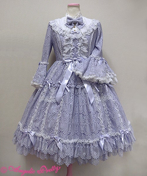 Holy Lacy Doll Tiered Dress by Angelic Pretty