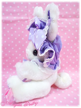 Fancy Lyrical Bunny Stuffed Pouch by Angelic Pretty