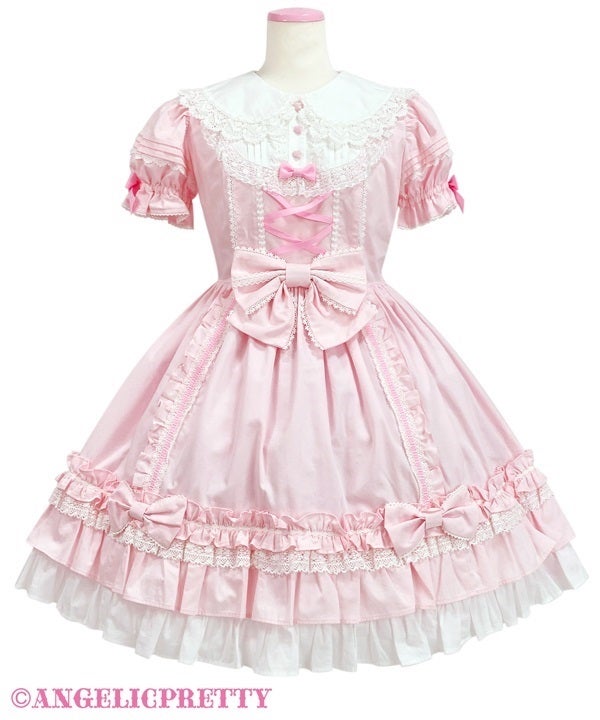 Angelic Pretty つけ袖ワンピース 30日まで Dolly Girl Detachable Sleeves OP (Solid) by Angelic Pretty
