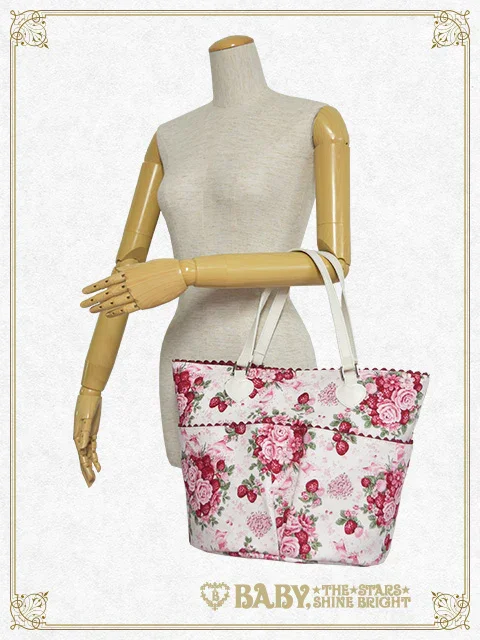 シュガーブーケ柄バッグ BABY,THE STARS SHINE BRIGHT Sugar Bouquet ~Maiden's Eternal Longing~ Bucket Bag by Baby, the