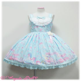 Dreamy Baby Room JSK カチューシャ サックス 美品 5cc32fee-664d-5fd8-9ccb-