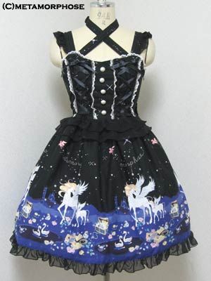 Twinkle Journey Lace Up JSK by Metamorphose Temps de Fille