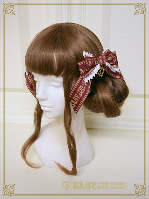 BABY アップル　リボンコーム　エンジ　林檎 Best Wishes♡ Ribbon Comb by Baby, the Stars Shine Bright