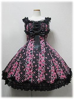 Lady Rose Back Frill JSK by Angelic Pretty