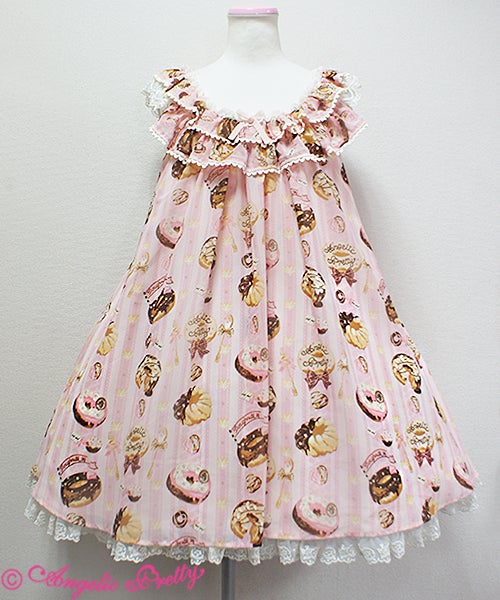 Angelic Pretty Melty creamドーナツ柄 スカート ピンク 5e289e24-045c-5467-af38-