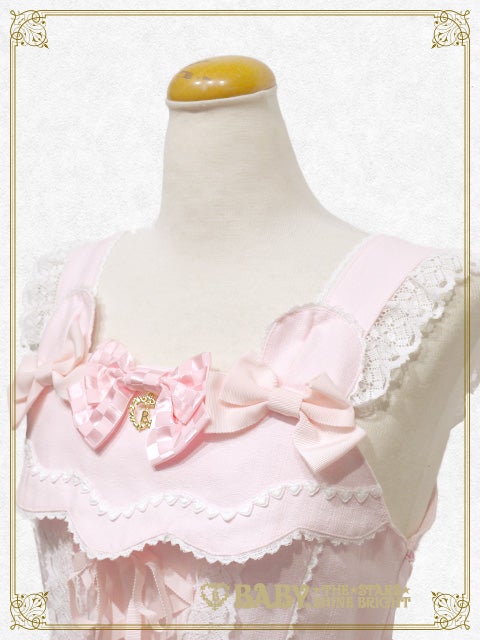 Teddy Bear Heart Scallop JSK by Baby, the Stars Shine Bright