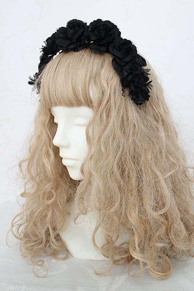 Elegant Rose Garland by Victorian Maiden