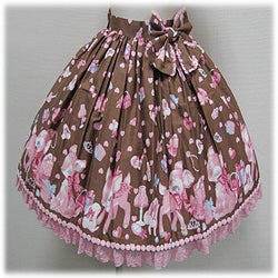 アンジェリックプリティ 小鹿のミルキーちゃんスカート Milky-chan the Fawn Skirt by Angelic Pretty